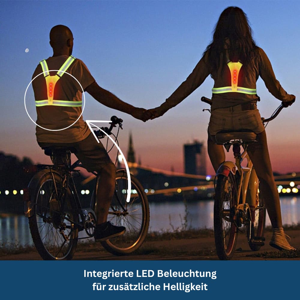 LED-Sicherheitsweste – Sichtbar & Sicher