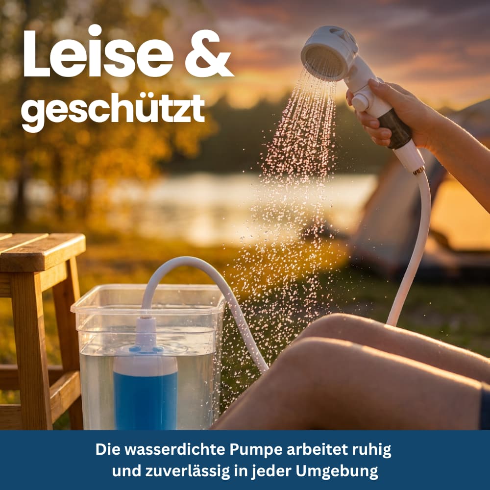 TravelShower – Mobile Dusche für Camping & Outdoor