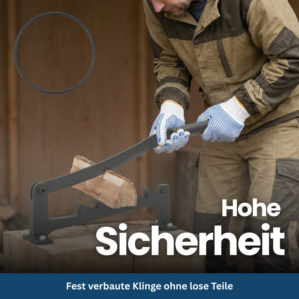 Premium Brennholzspalter – Wandmontage