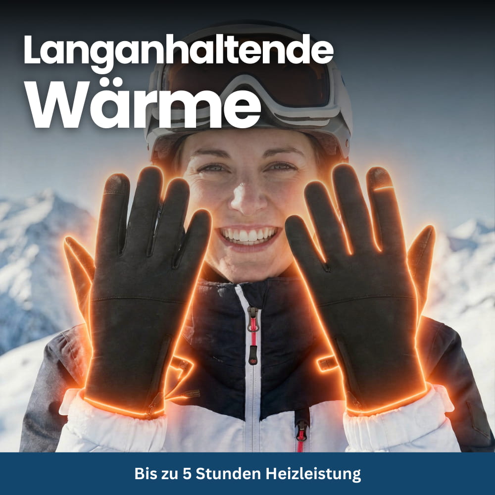 ThermoHeat Handschuhe mit 3 Heizstufen