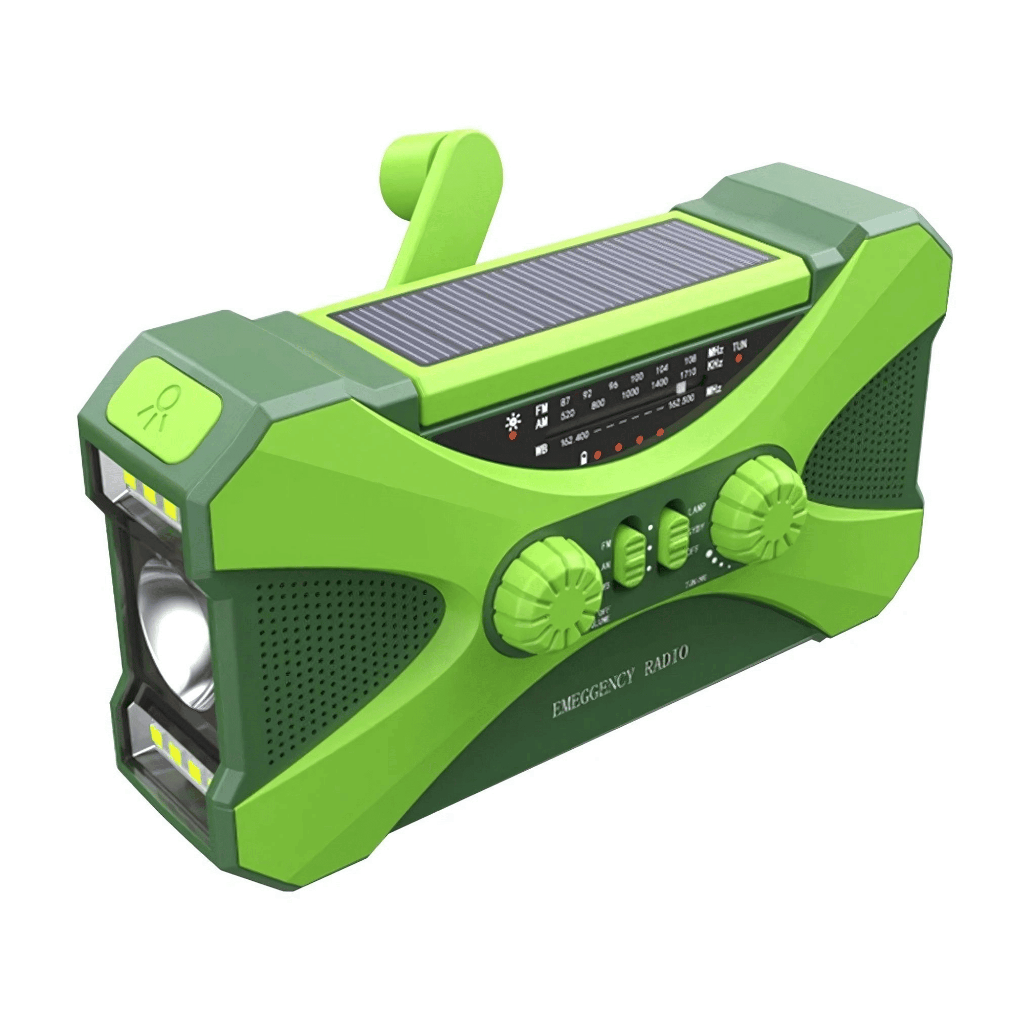Power Notfallradio 10.000mAh – Solar, Kurbel, LED & SOS