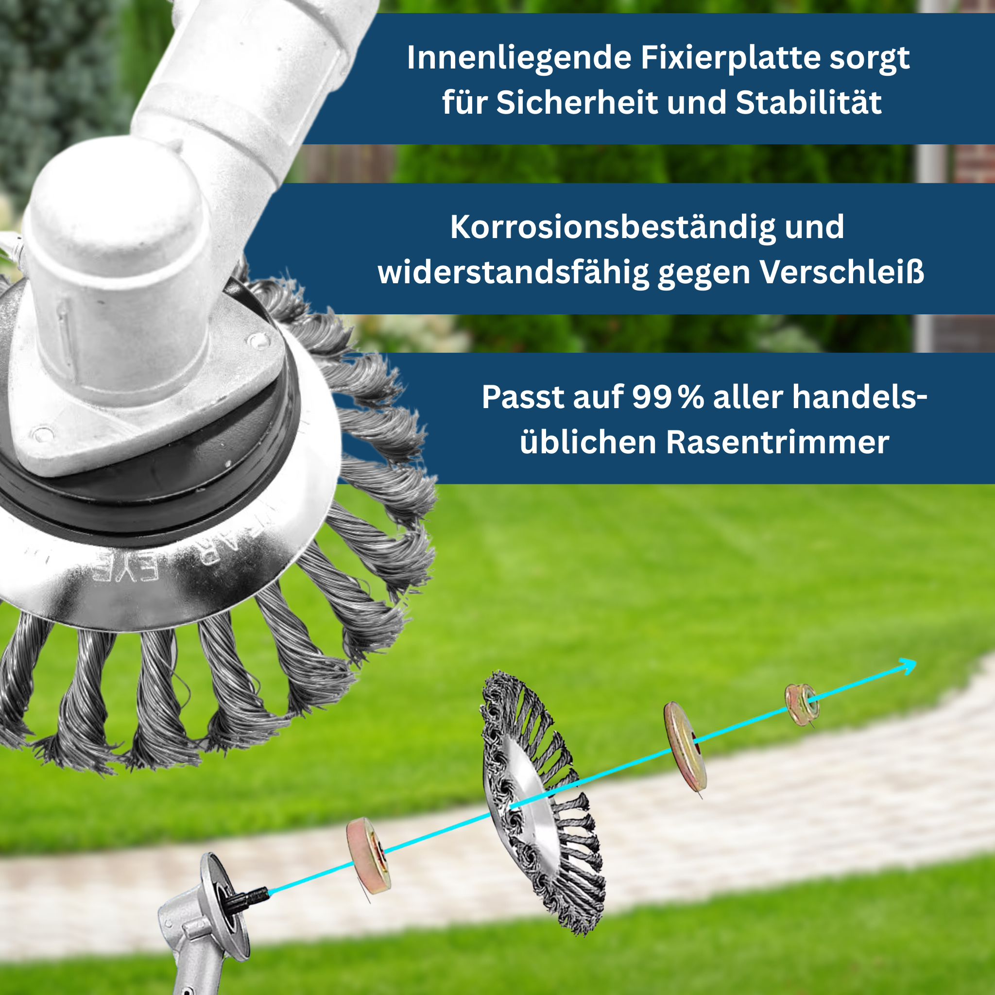 ProfiTrim - Der unzerstörbare Rasentrimmer für perfekte Ergebnisse