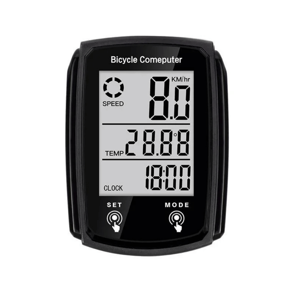 Digitaler Fahrradcomputer mit Tachometer & Kilometerzähler
