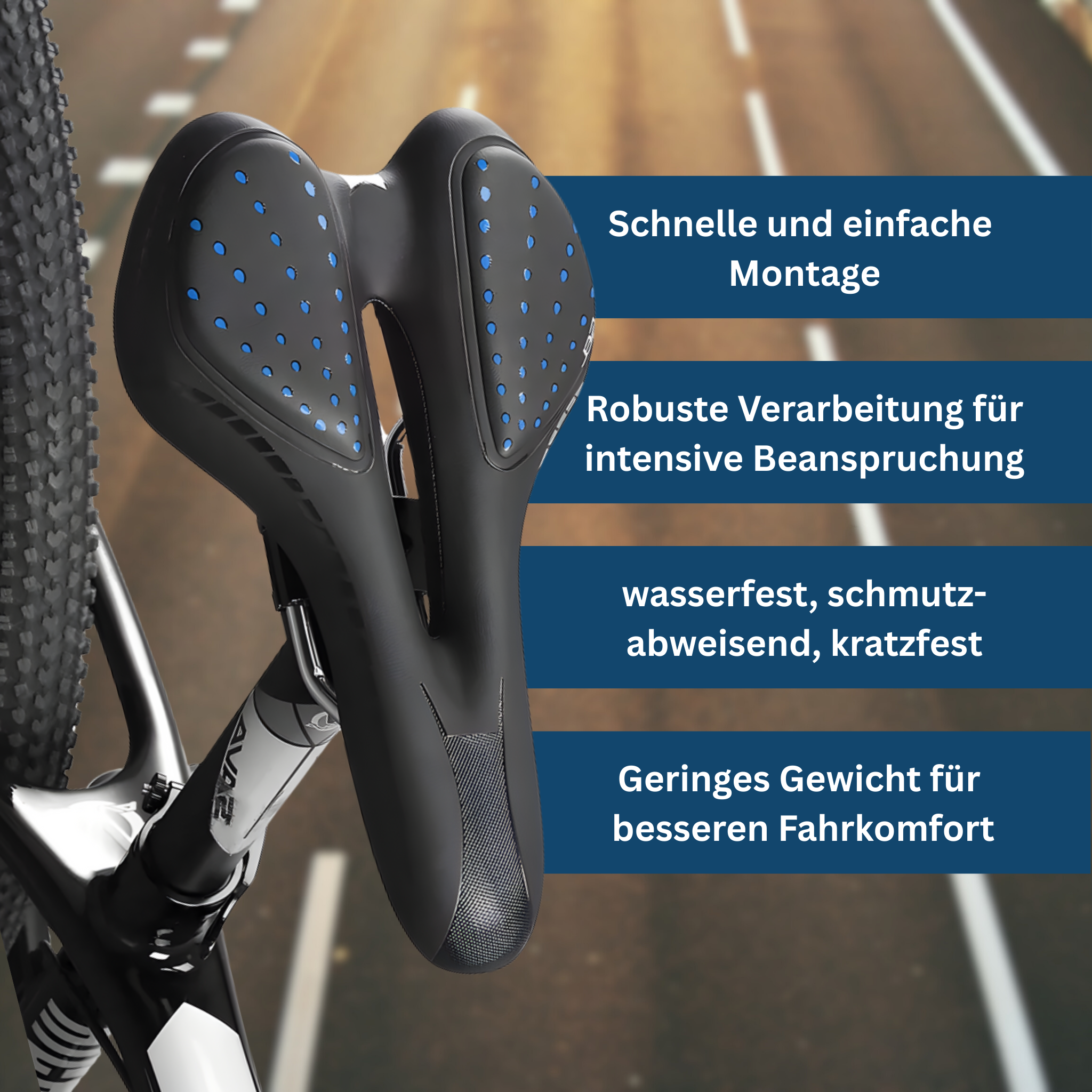 ErgoRide - Ergonomischer Fahrradsattel