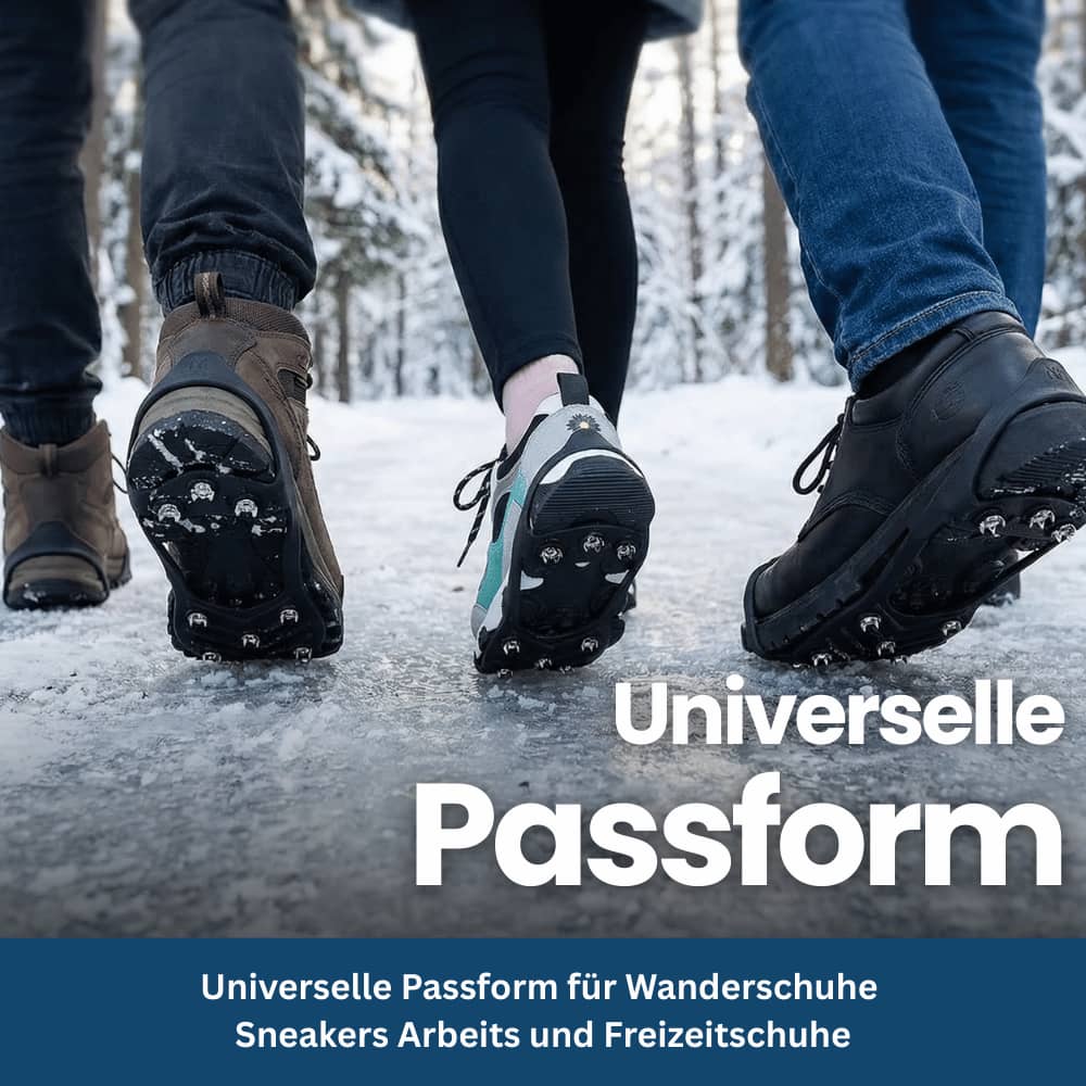 Universelle Schuhspikes für Eis & Schnee