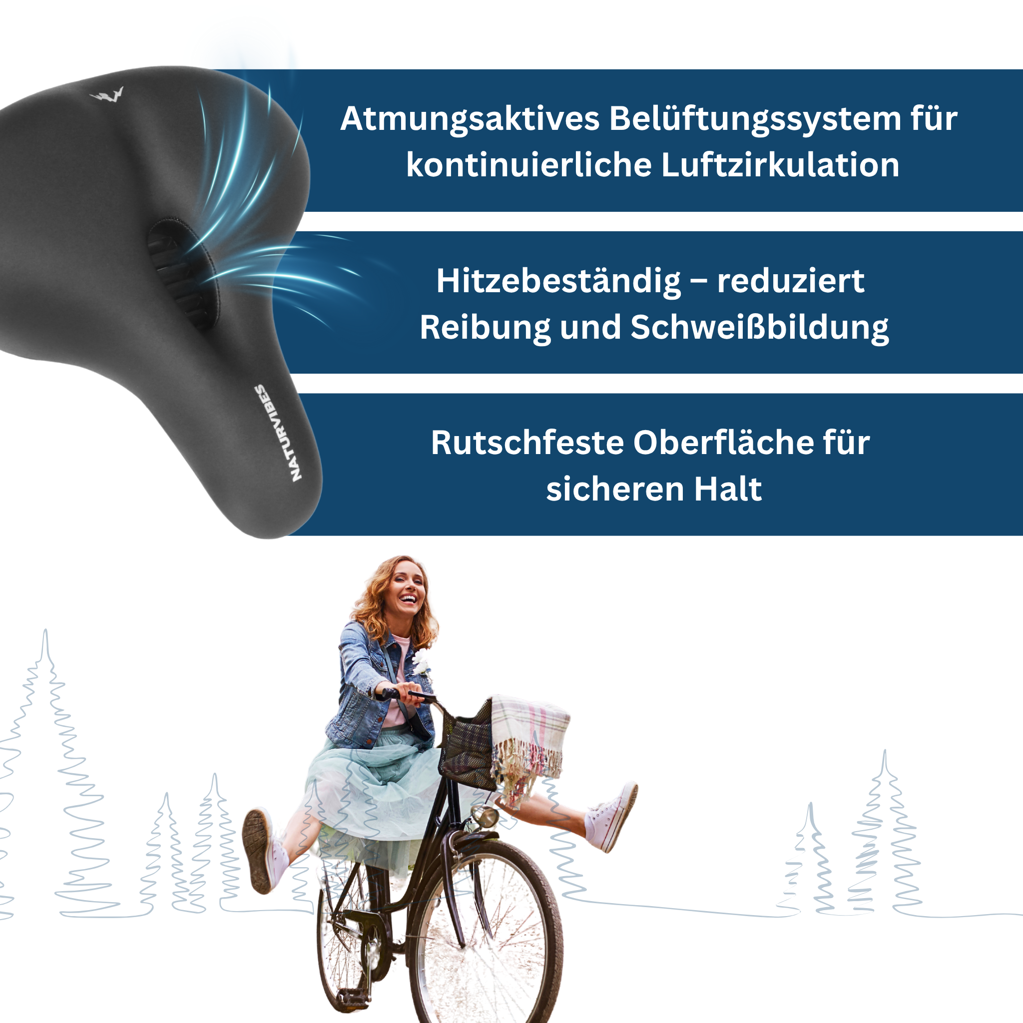 Radsattel Komfort