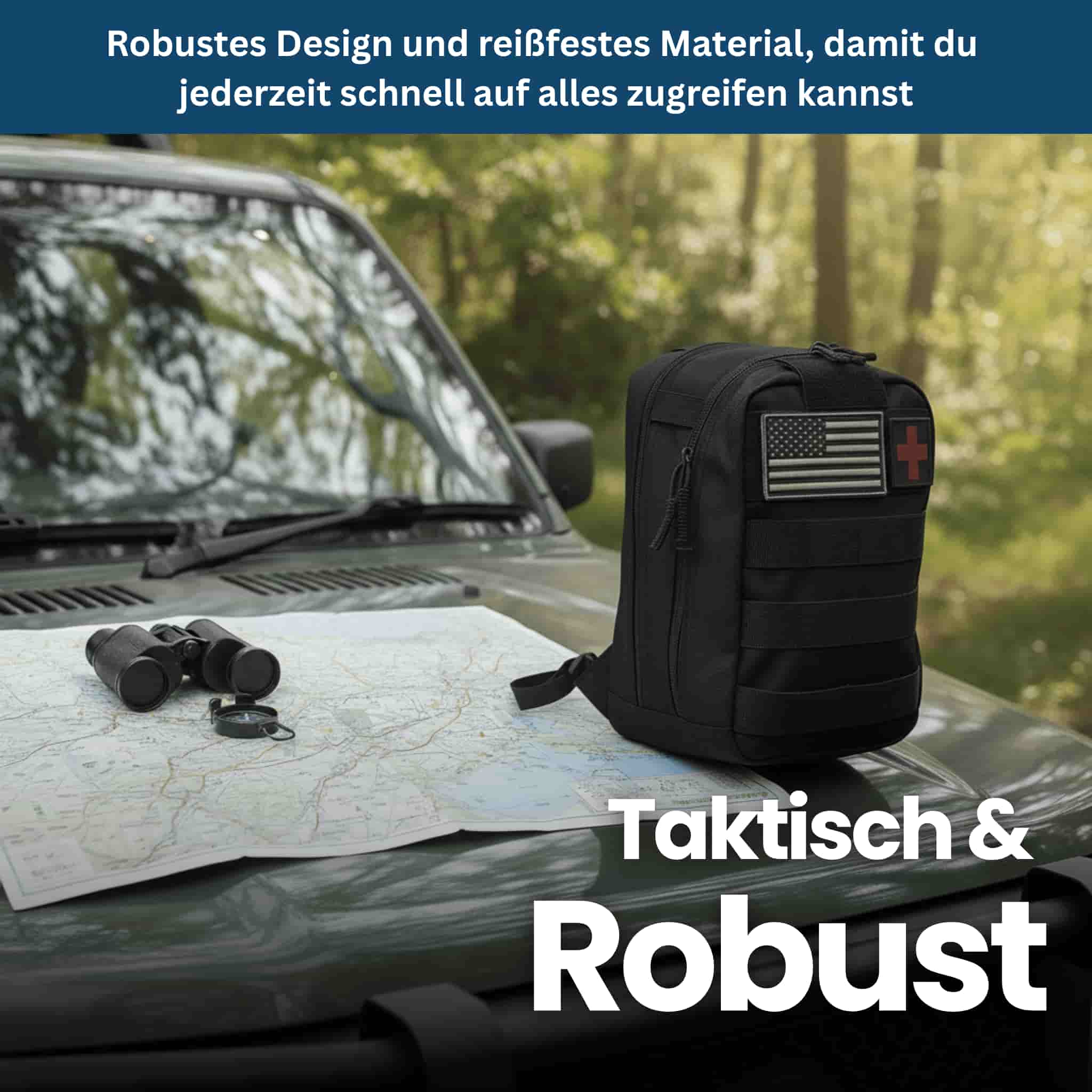 Tactical Notfallrucksack – 30+ Survival Tools kompakt vereint