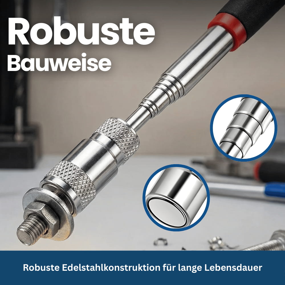 MagniGrip Pro – Teleskop-Magnet mit LED