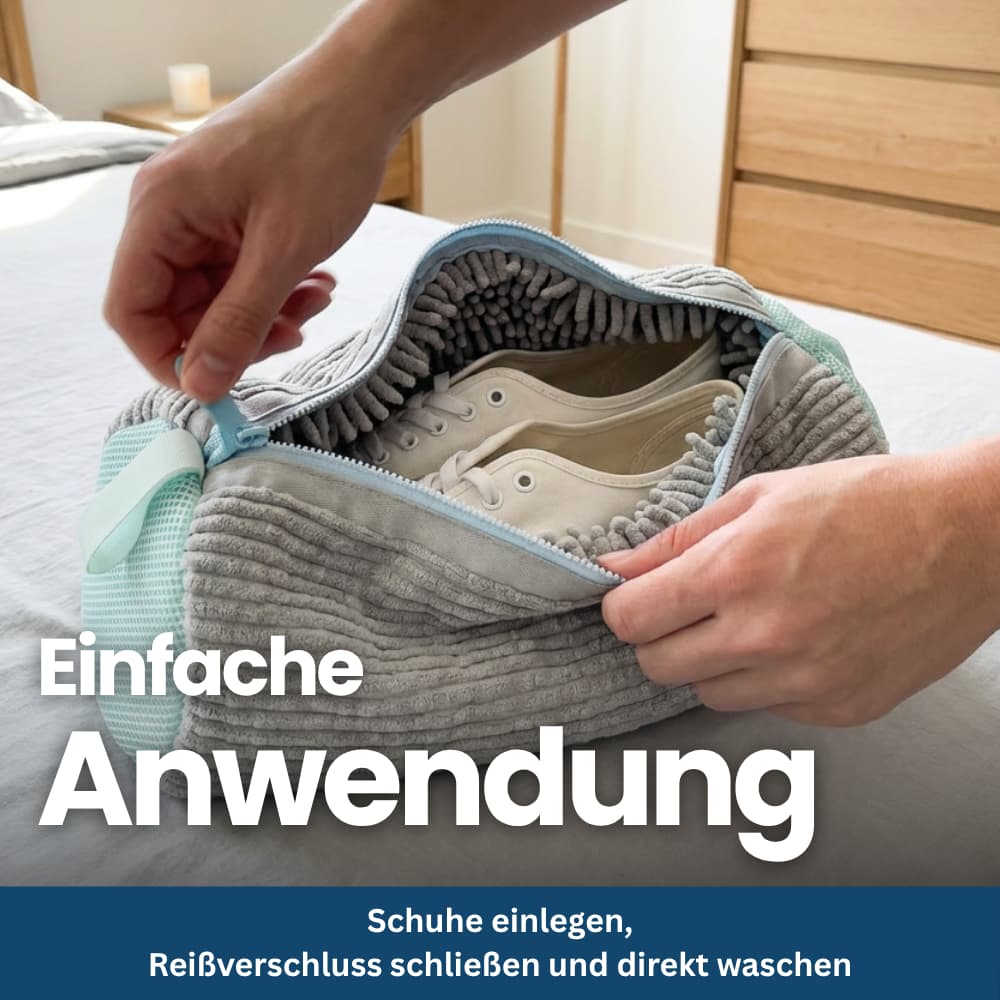 CleanGuard Schuh-Waschbeutel