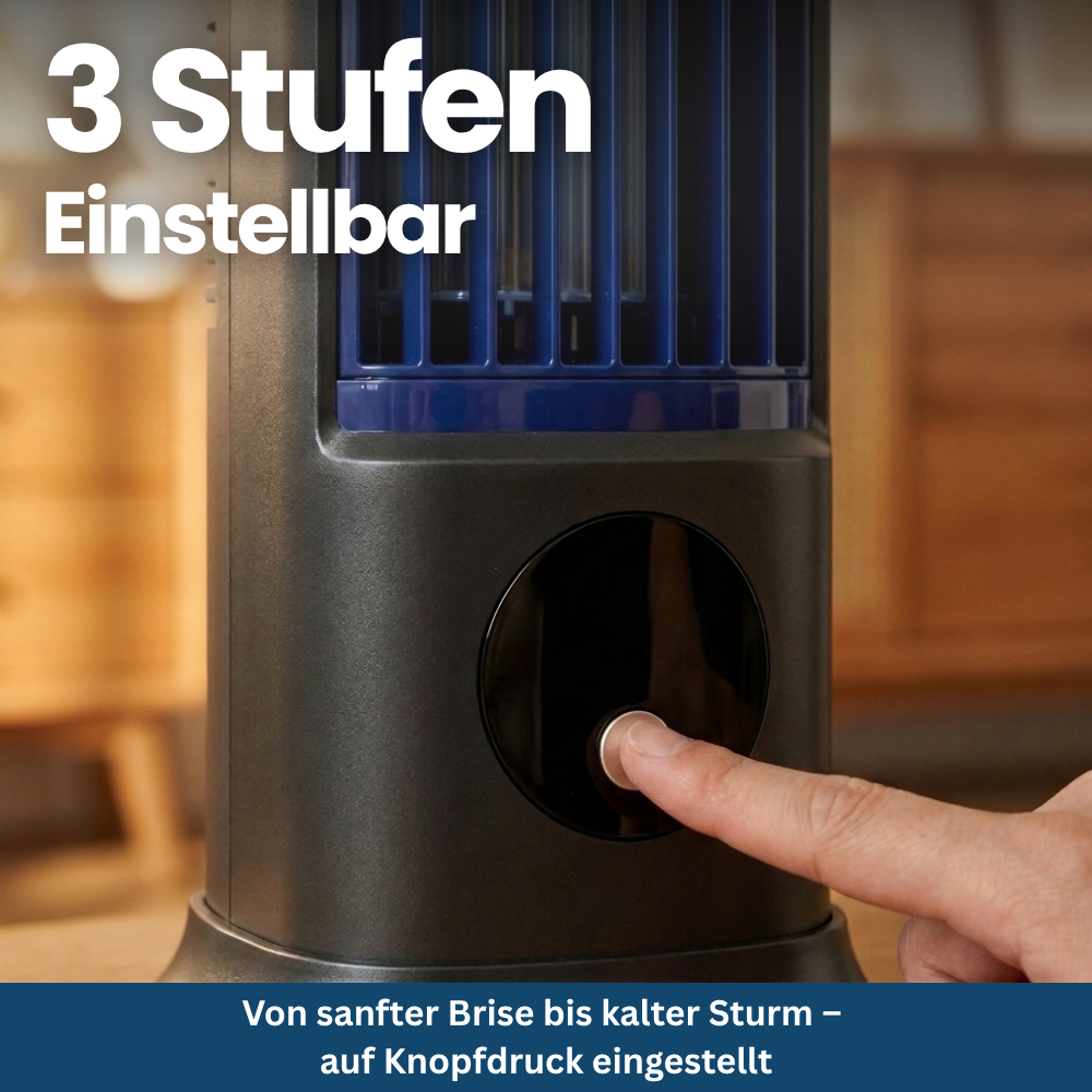 Tragbare Klimaanlage mit 3 Geschwindigkeiten