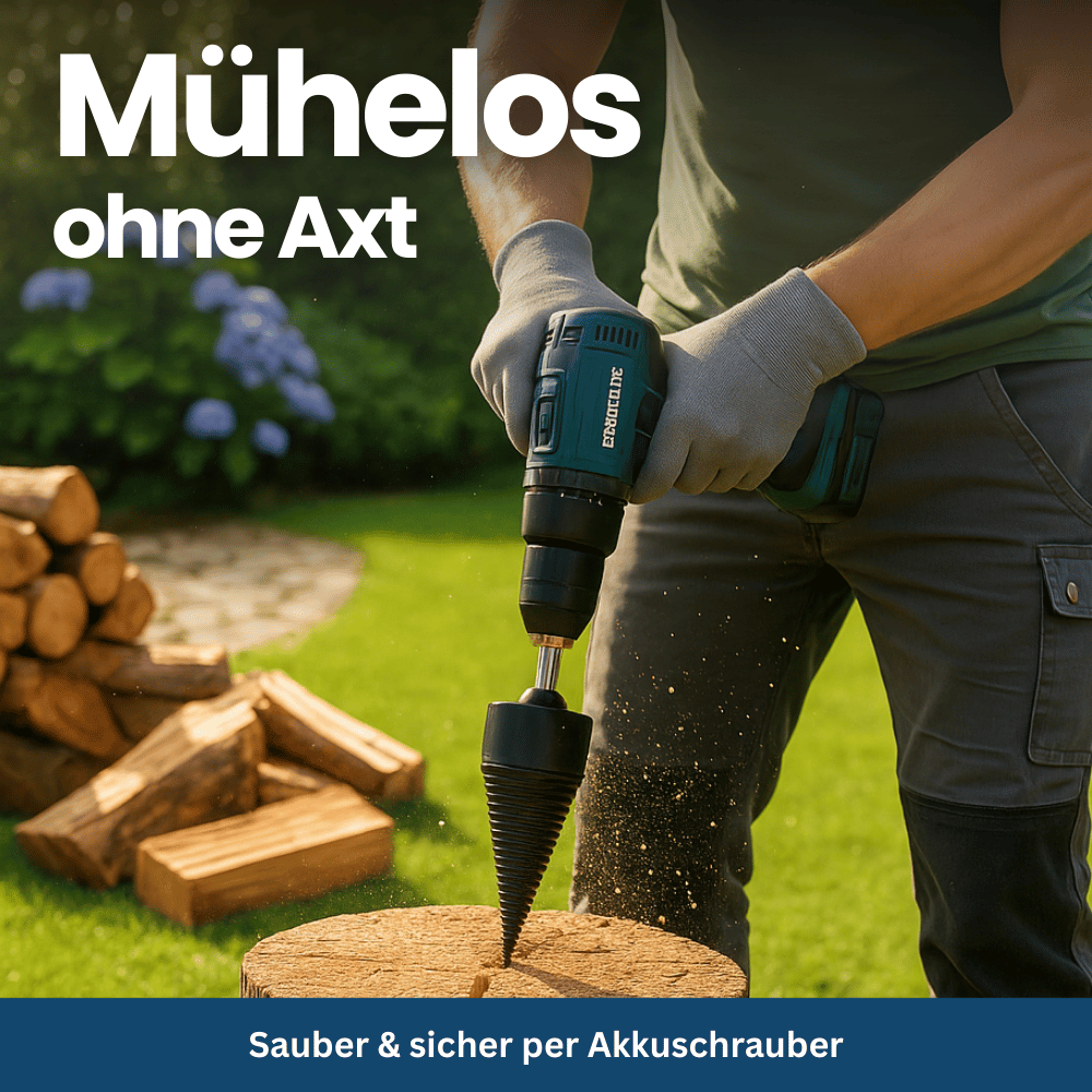 EasyWoodSplit - Universalbohrer für Brennholz
