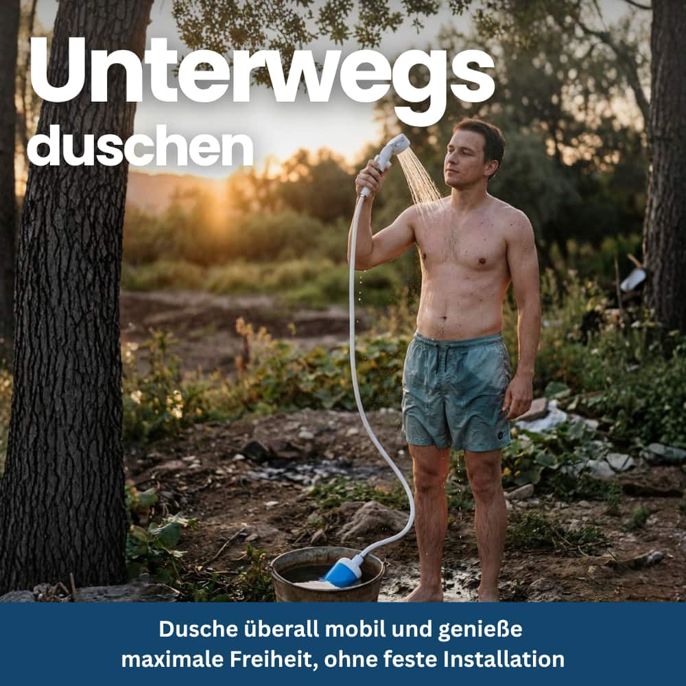 TravelShower – Mobile Dusche für Camping & Outdoor