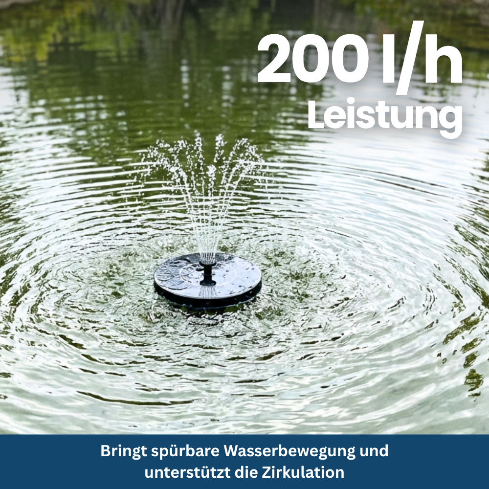Aquora – Schwimmender Solarbrunnen