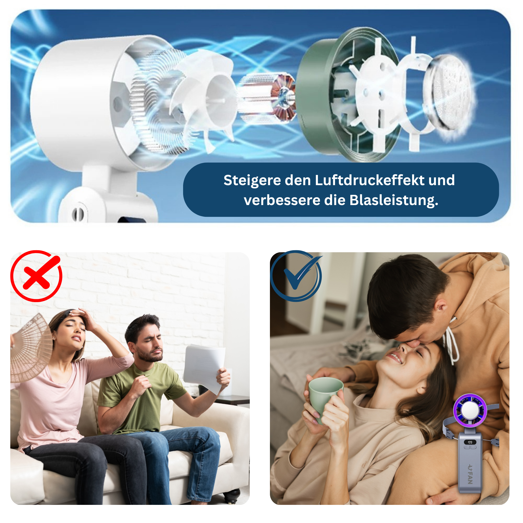 Breezy - Der Handventilator für unterwegs