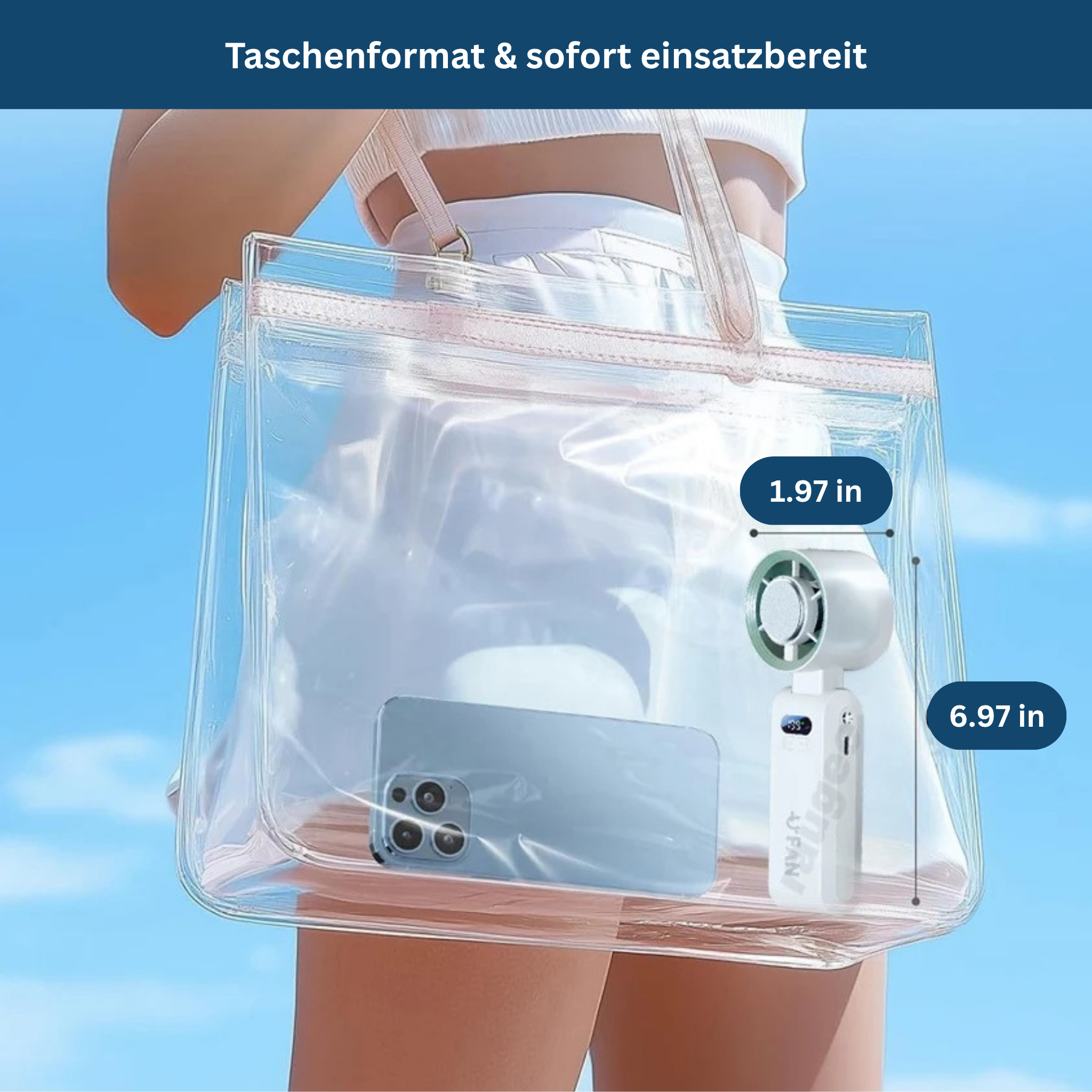 Breezy - Der Handventilator für unterwegs