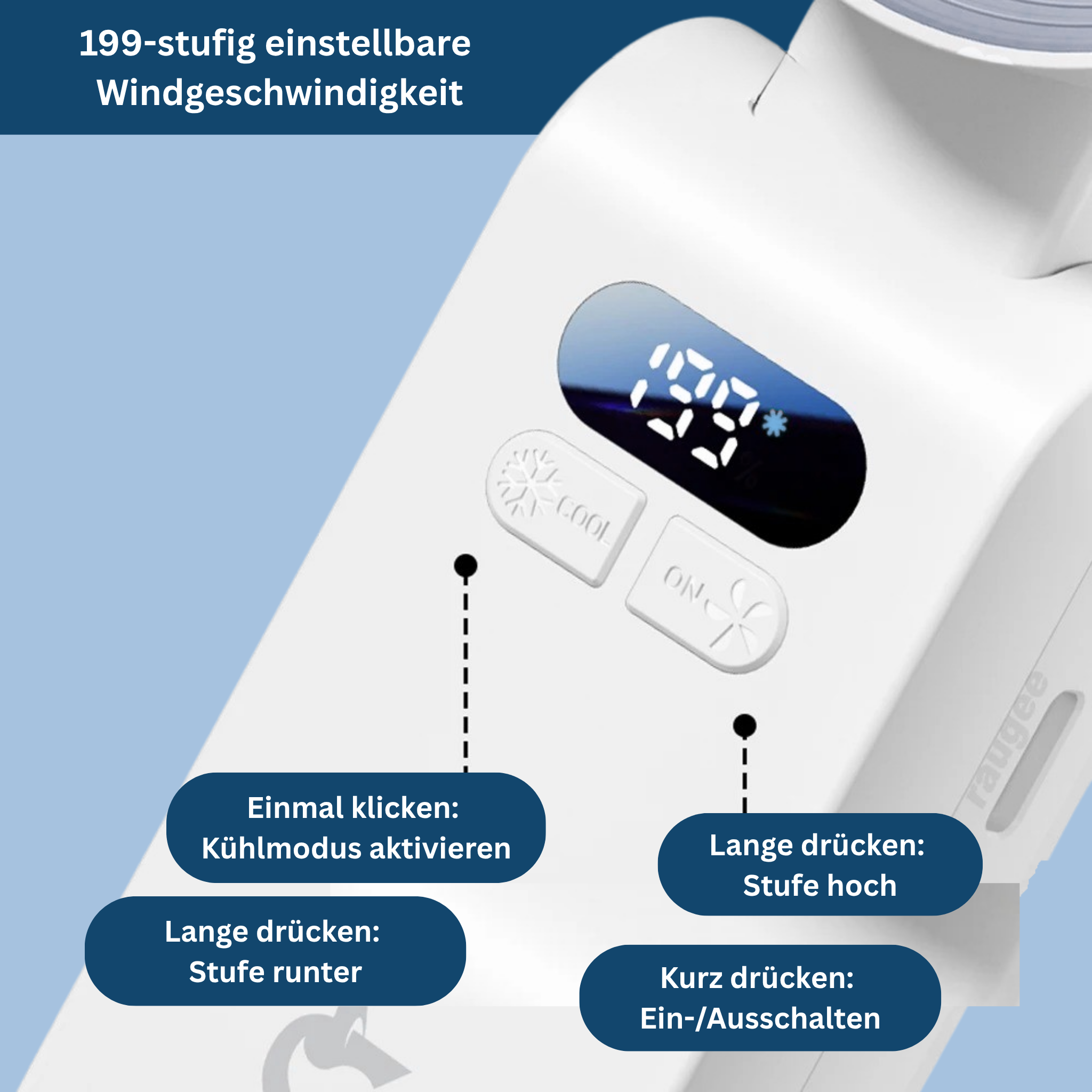 Breezy - Der Handventilator für unterwegs