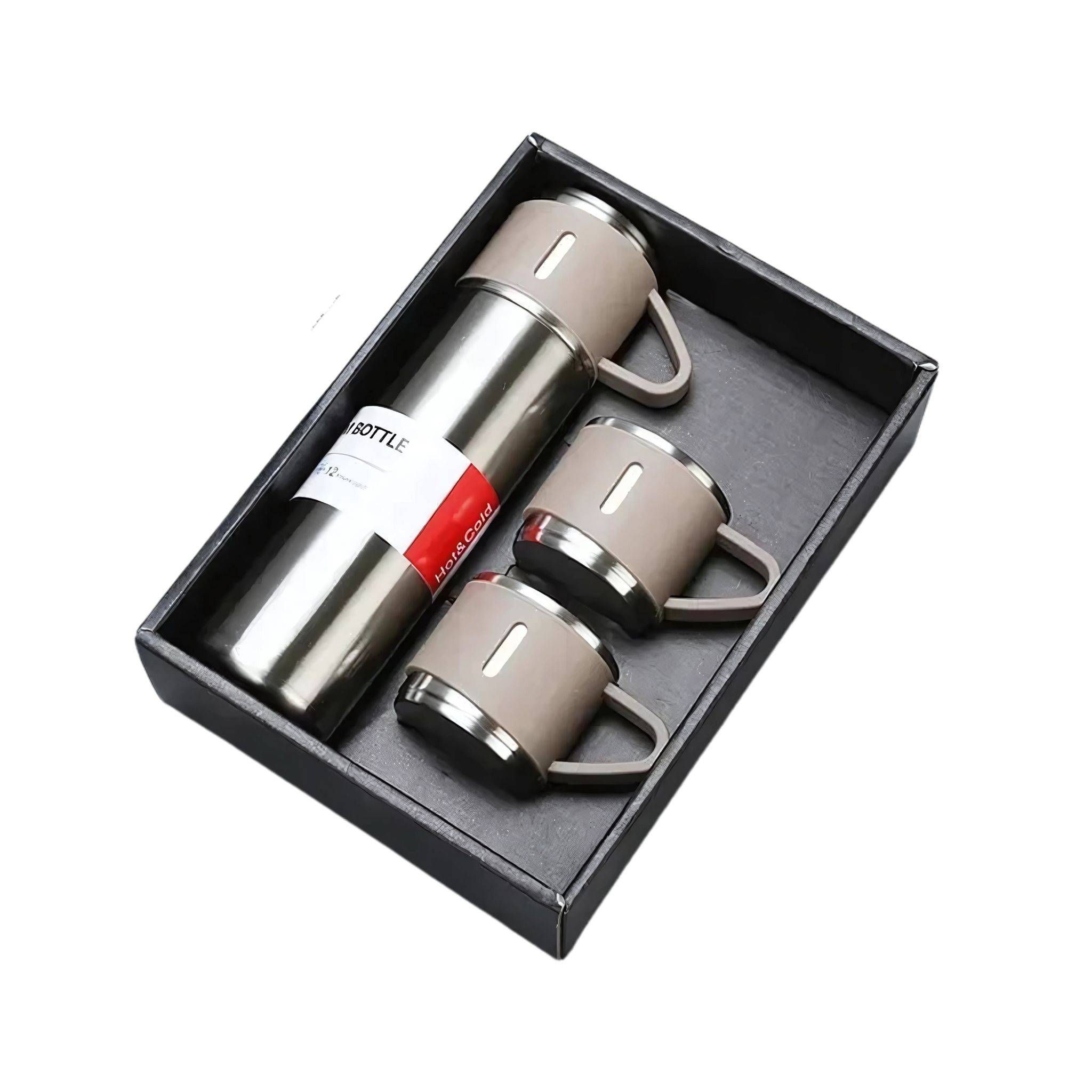 Thermosflasche aus Edelstahl – vakuumisoliert & robust