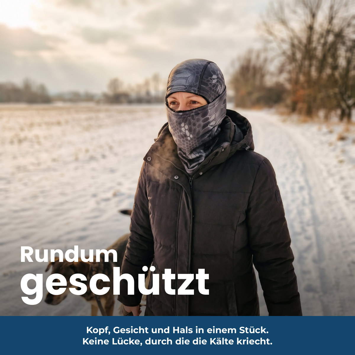 Polar-Fleece Sturmhaube - Rundum geschützt