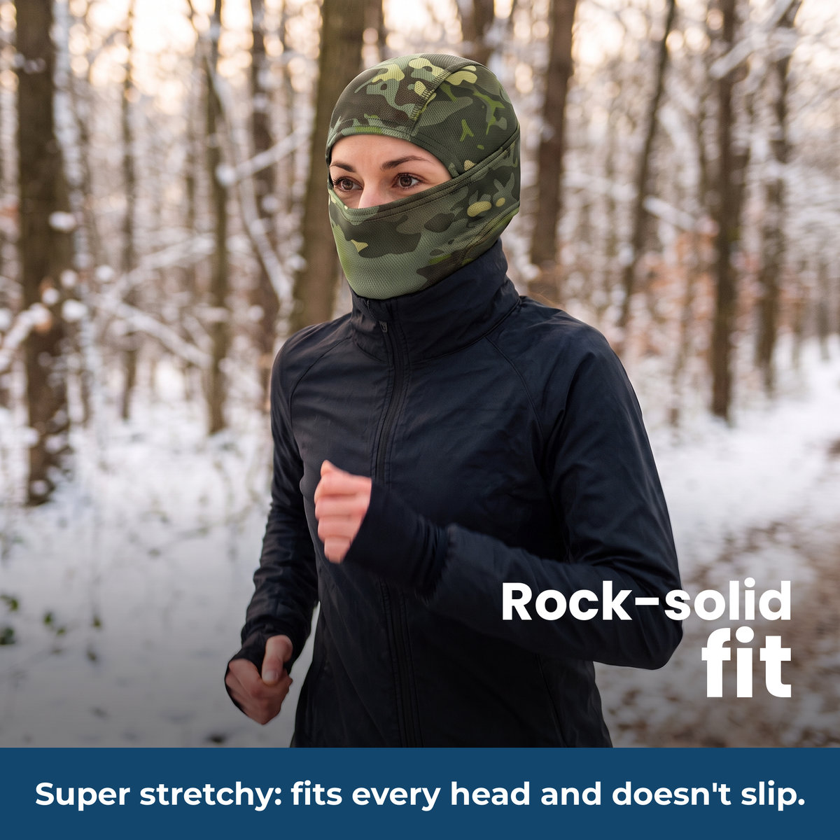 Polar-Fleece Sturmhaube - Sitzt bombenfest
