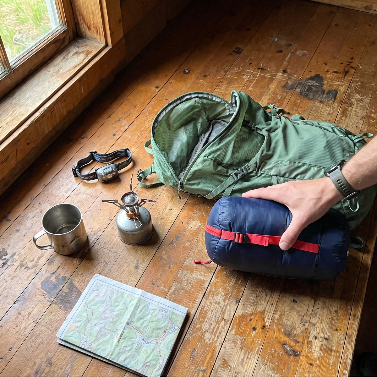 ThermoComfort Schlafsack – Kompakter Packsack im Wandergepäck