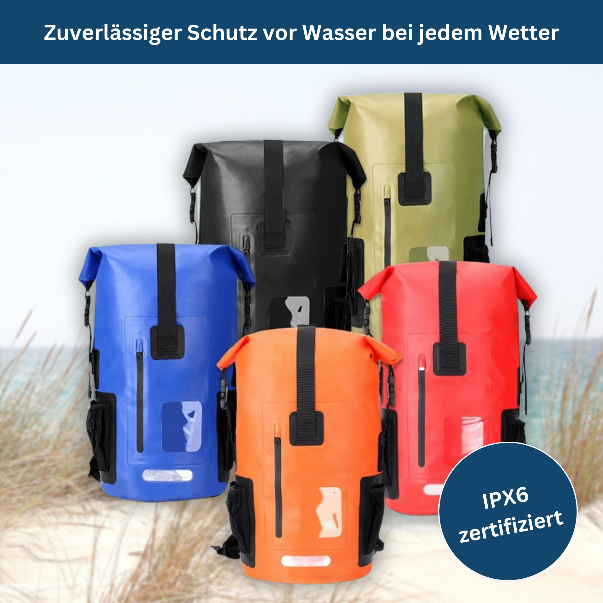 Wasserdichter Outdoor-Rucksack 35L