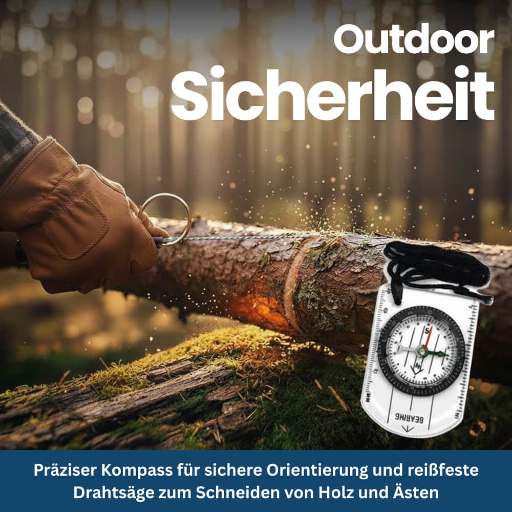 Survival Master Kit – Für Abenteuer & Notfälle