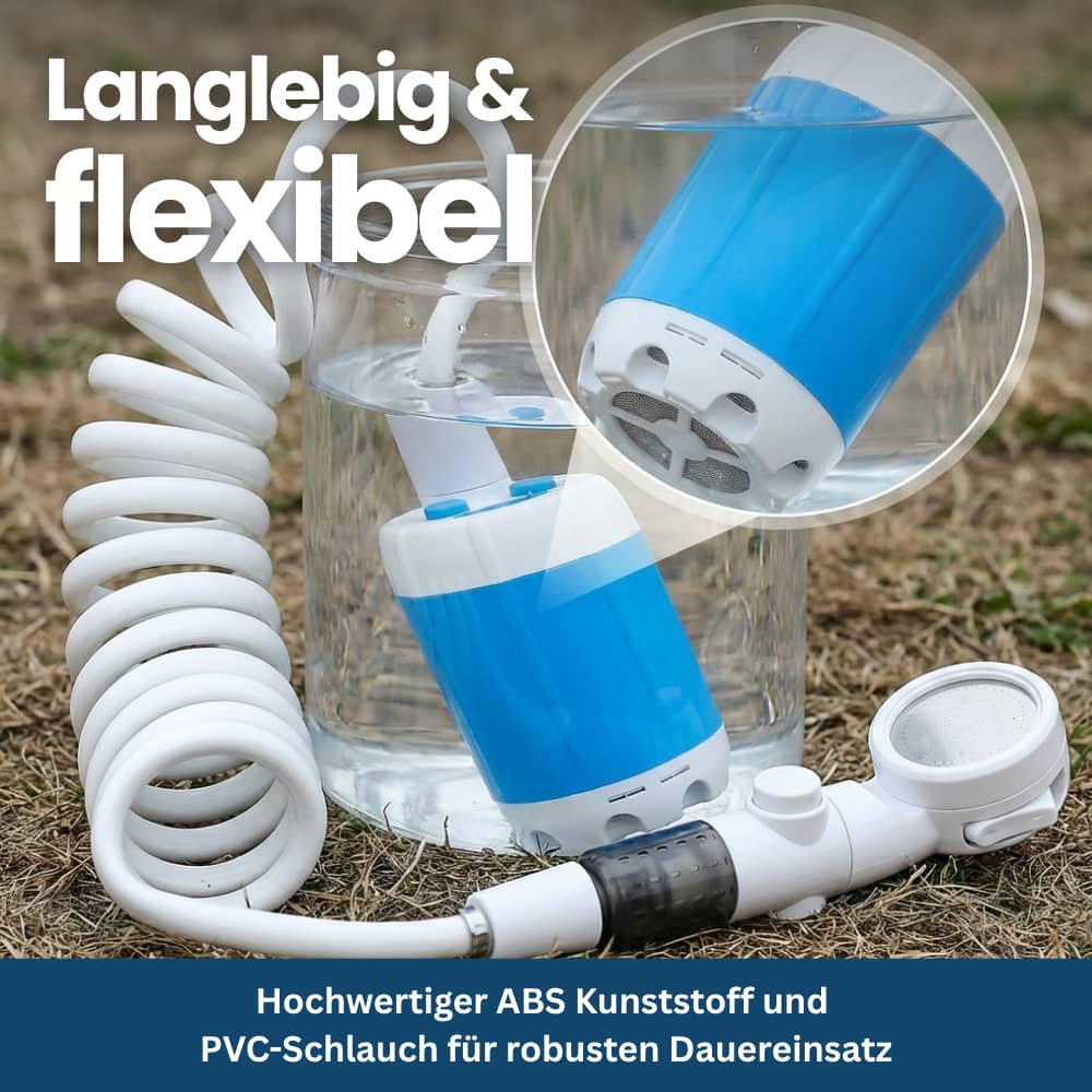 TravelShower – Mobile Dusche für Camping & Outdoor