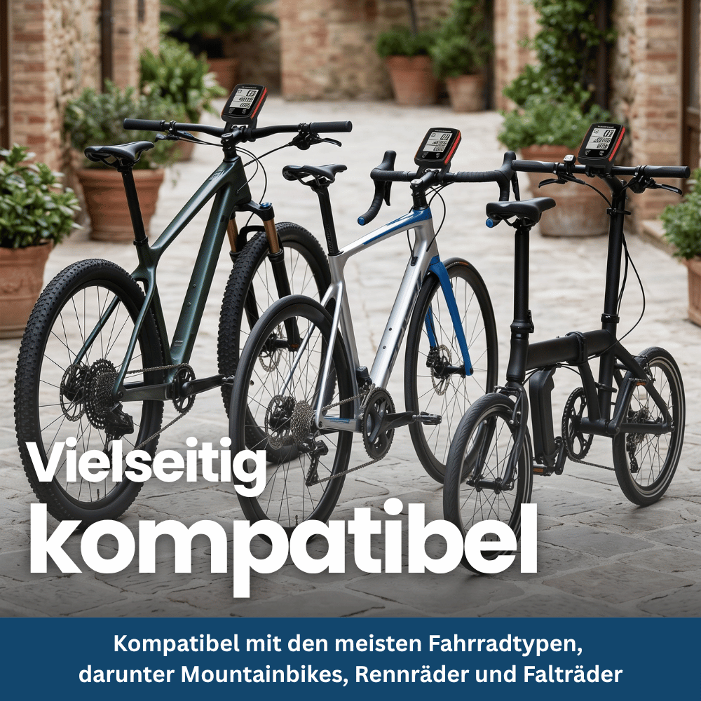 Digitaler Fahrradcomputer mit Tachometer & Kilometerzähler