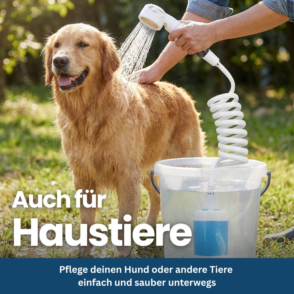 TravelShower – Mobile Dusche für Camping & Outdoor