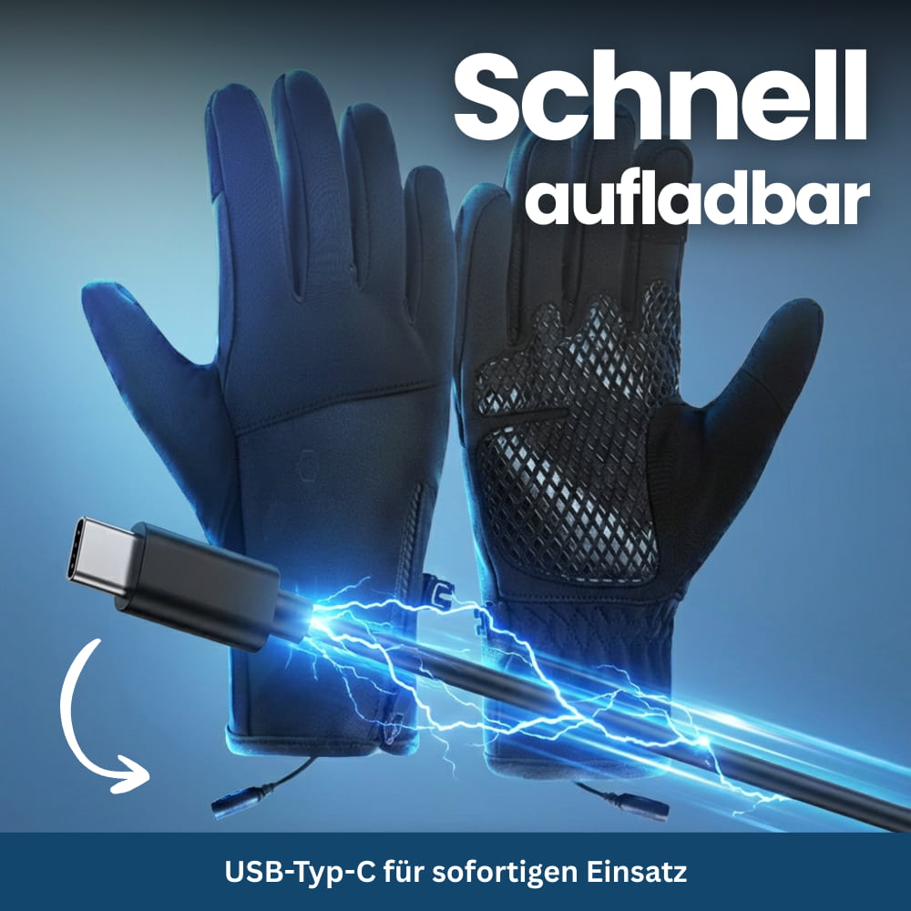 ThermoHeat Handschuhe mit 3 Heizstufen