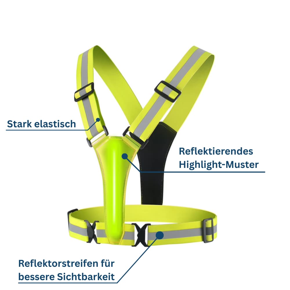 LED-Sicherheitsweste – Sichtbar & Sicher