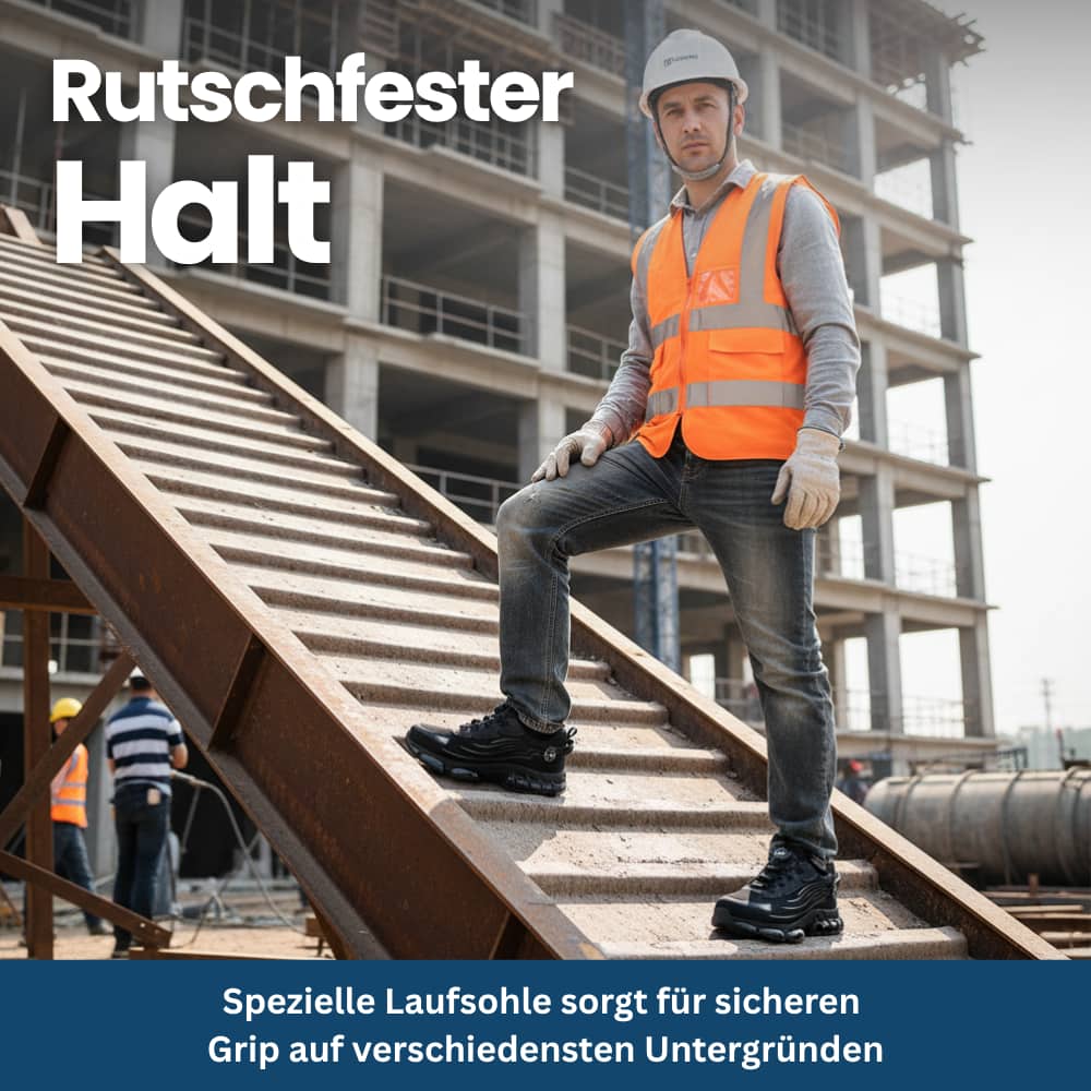 Sicherheits-Sneaker mit Stahlkappe & Drehverschluss