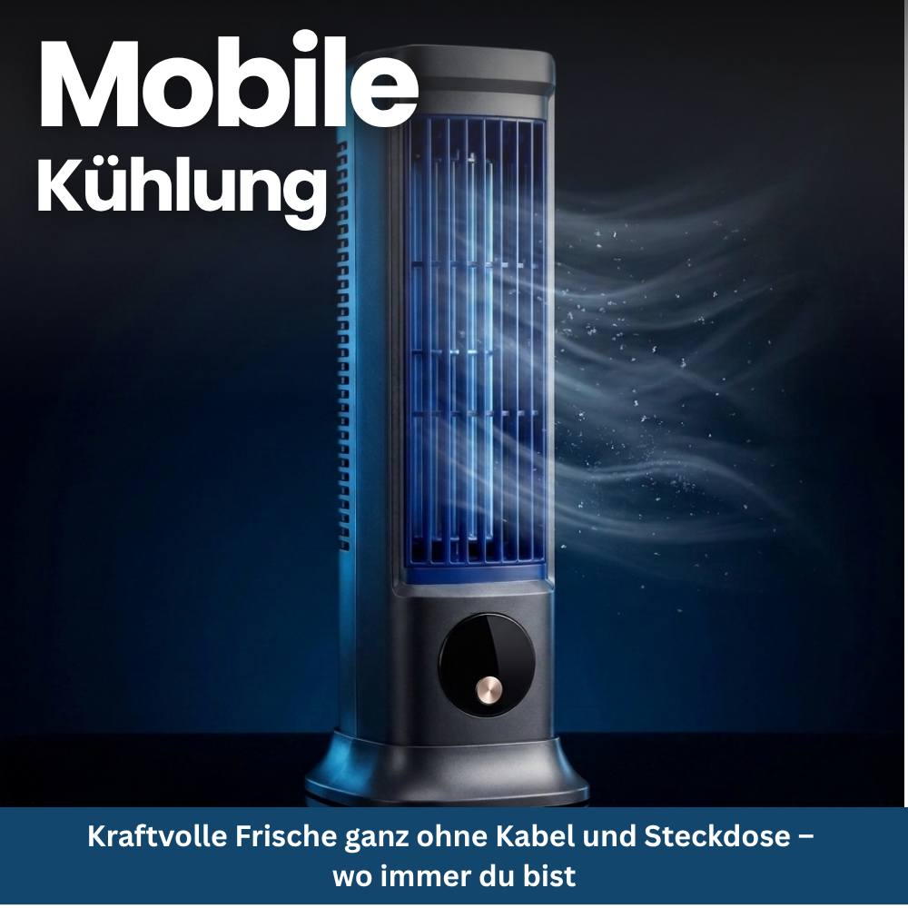 Tragbare Klimaanlage mit 3 Geschwindigkeiten