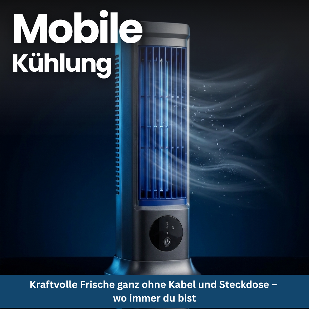 Tragbare Klimaanlage mit 3 Geschwindigkeiten