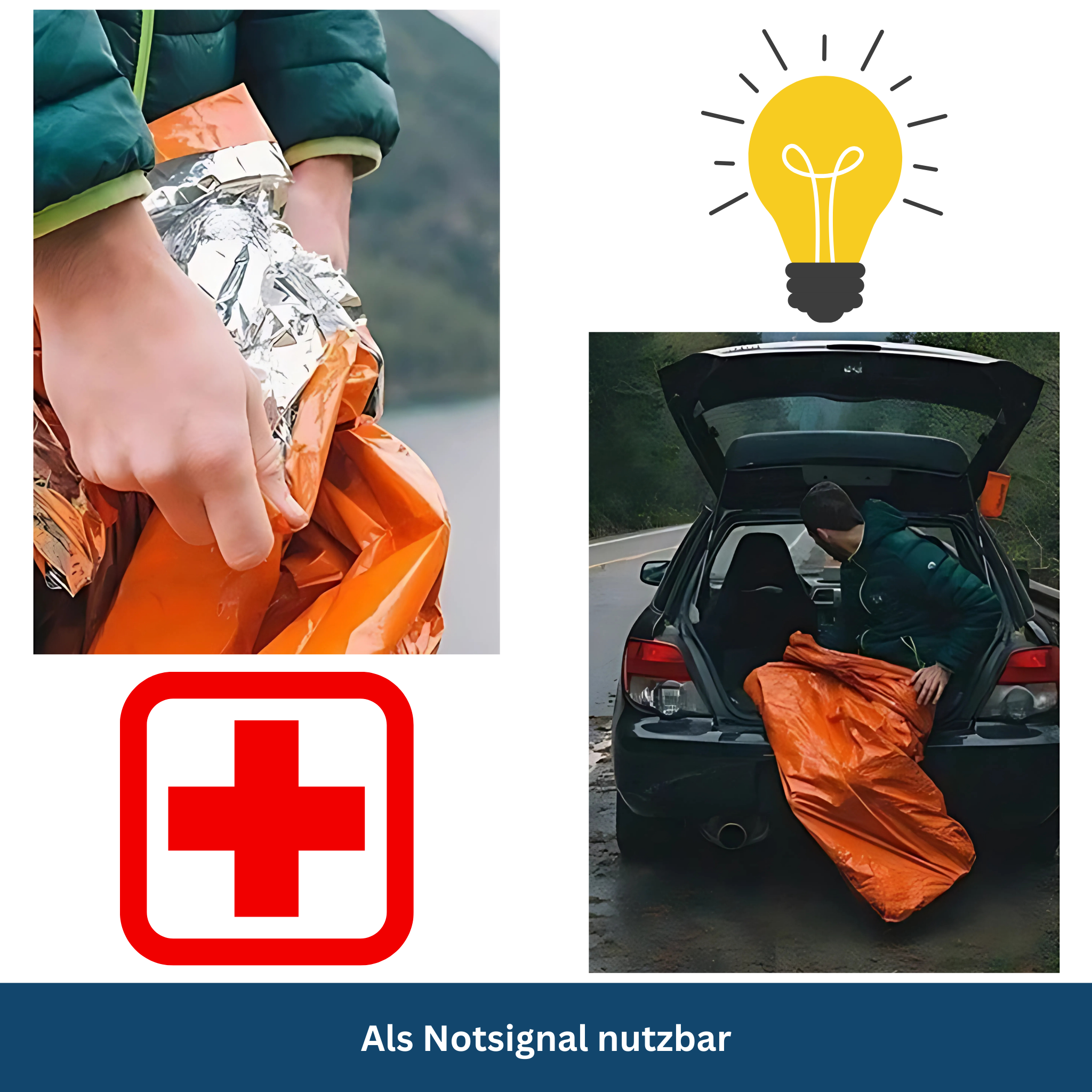 Thermo Notfall-Schlafsack