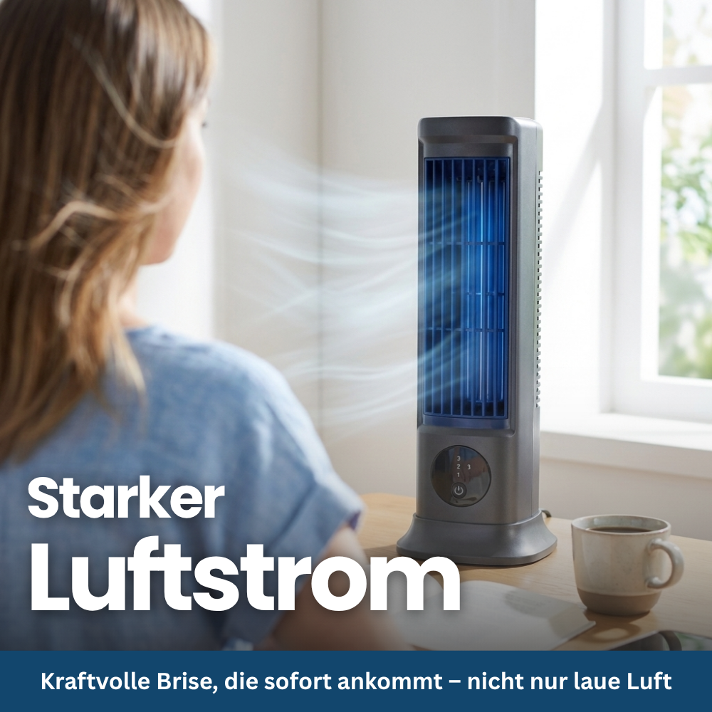 Tragbare Klimaanlage mit 3 Geschwindigkeiten
