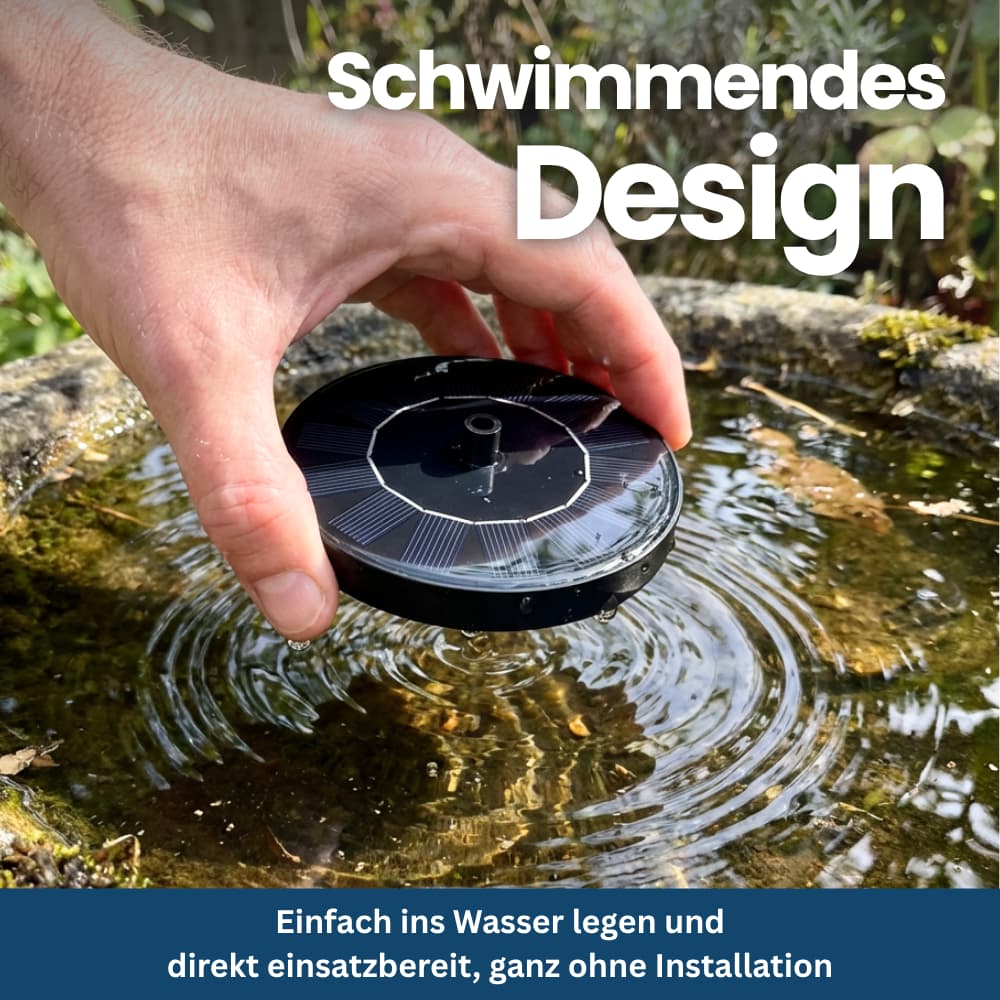 Aquora – Schwimmender Solarbrunnen