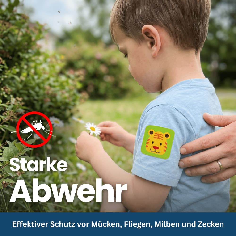 Natürliche Mückenschutz Pflaster für Kinder
