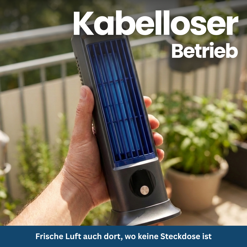Tragbare Klimaanlage mit 3 Geschwindigkeiten