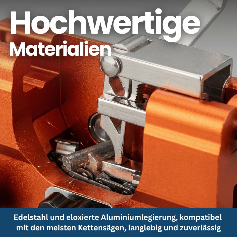 Mobiles Sägeketten-Schärfgerät