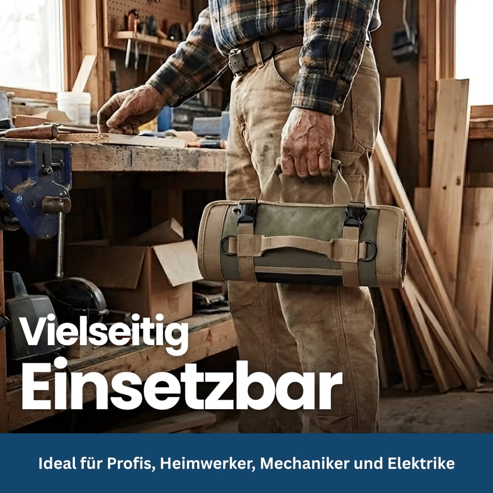 ToolRoll Pro – Aufrollbare Werkzeugtasche
