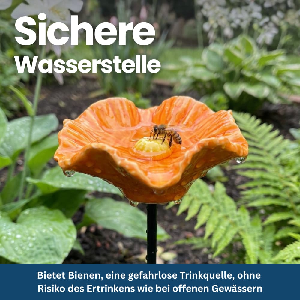 BlütenOase – Handgefertigte Keramiktränken für Bienen