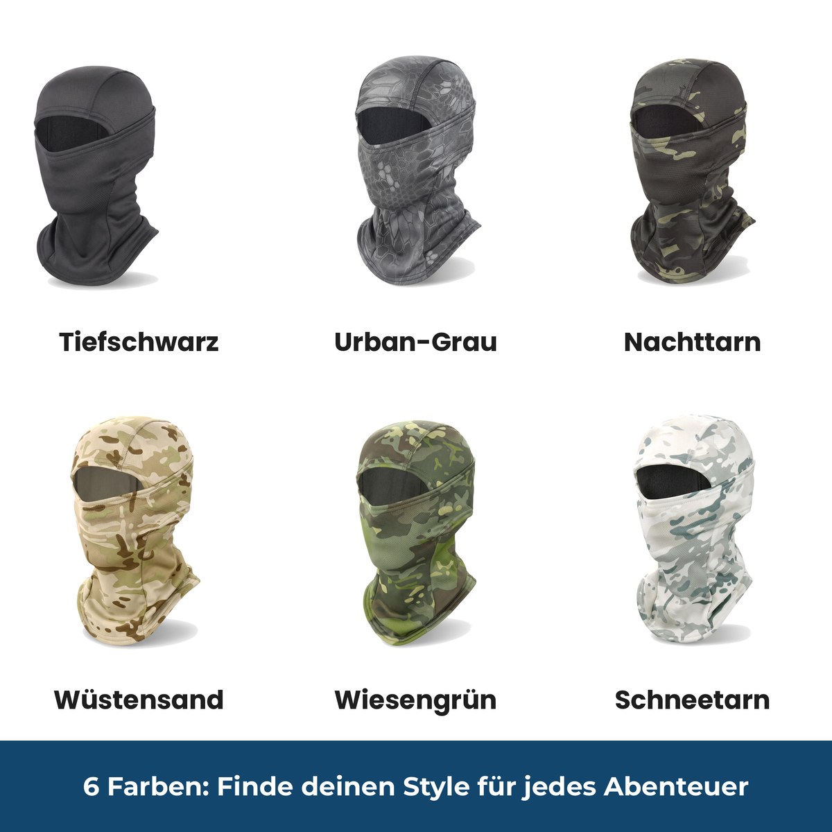 Polar-Fleece Sturmhaube - Alle Farben