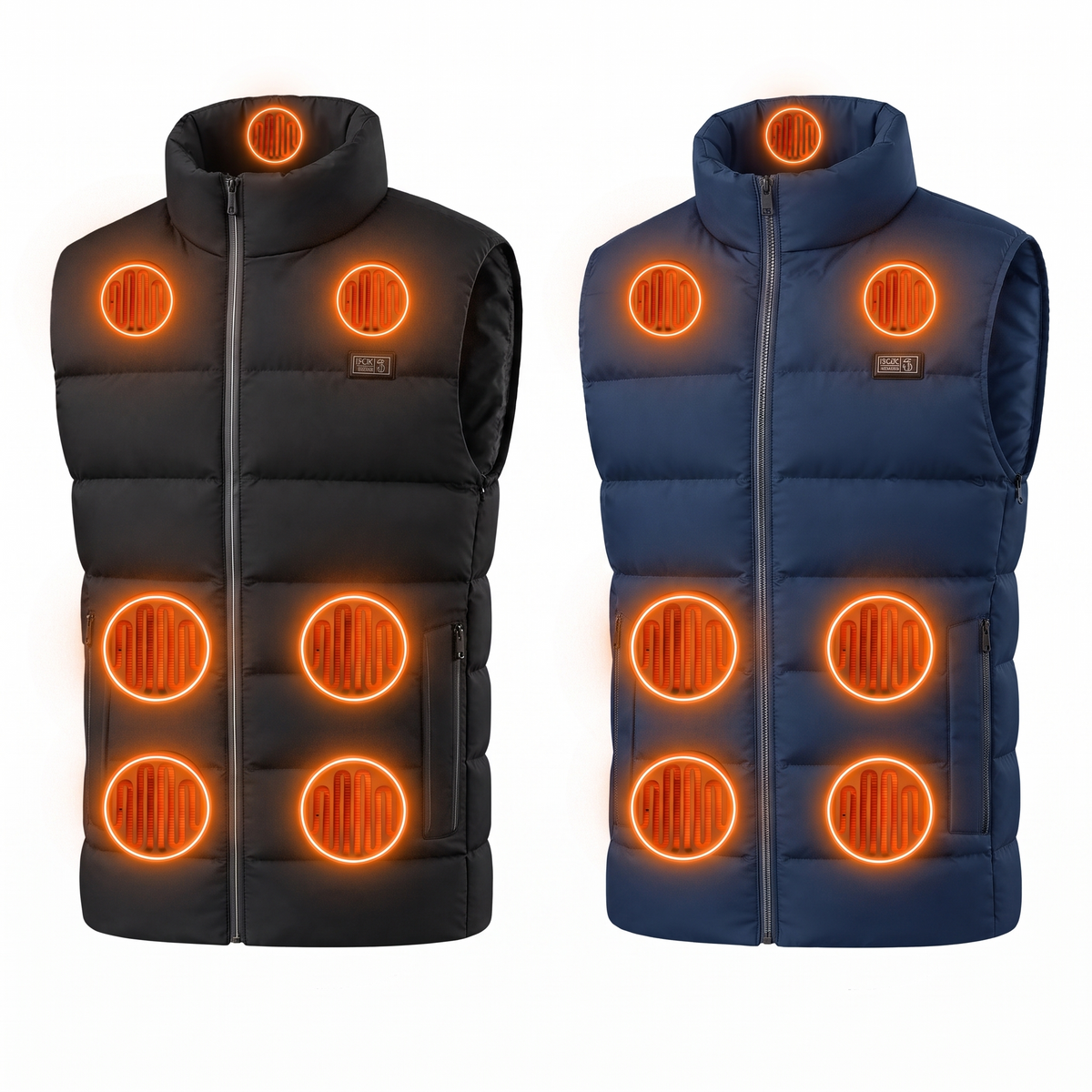 [de] ThermoShield Pro Heizweste mit runden Heizzonen