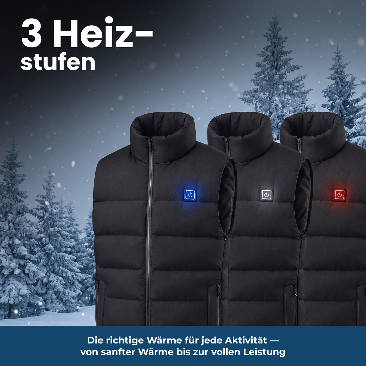 3 Heizstufen