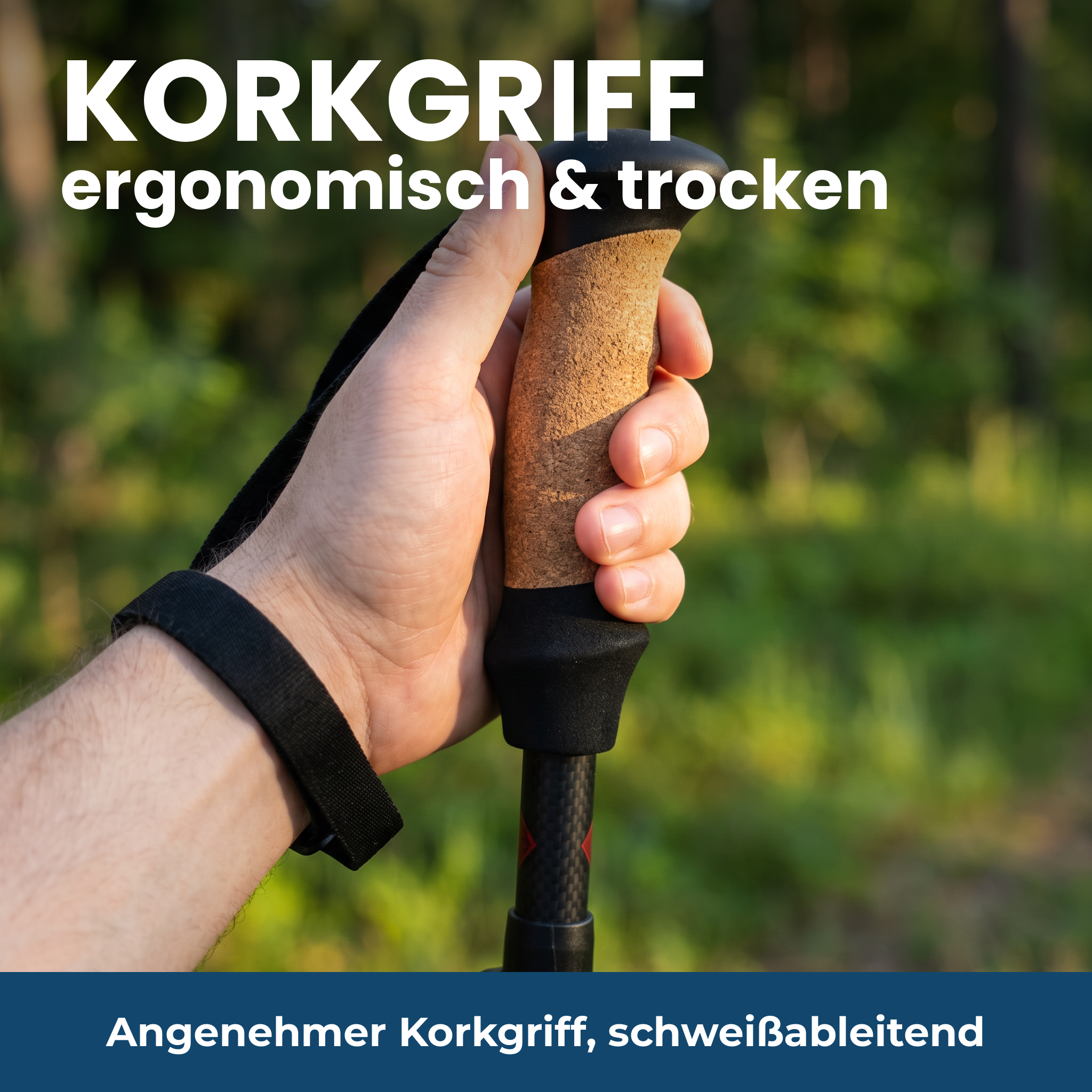 Ergonomischer Korkgriff